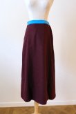画像1: NON TOKYO WOOL LONG SKIRT　wine (1)