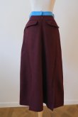 画像3: NON TOKYO WOOL LONG SKIRT　wine (3)