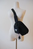 画像2: NON TOKYO 2WAY WAIST POUCH　black (2)