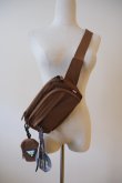 画像1: NON TOKYO 2WAY WAIST POUCH　brown (1)