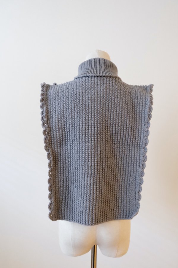 画像3: MICHAELA BUERGER  LOLA roll neck collar grey (3)