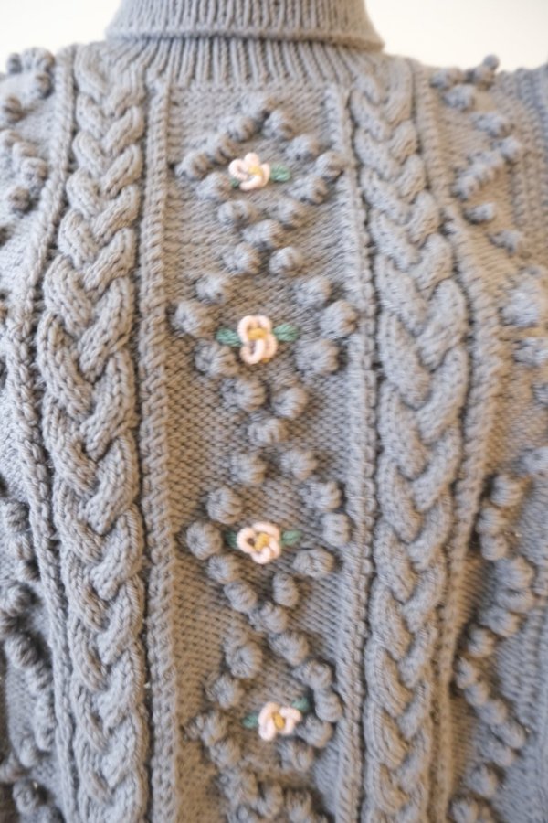 画像5: MICHAELA BUERGER  LOLA roll neck collar grey (5)