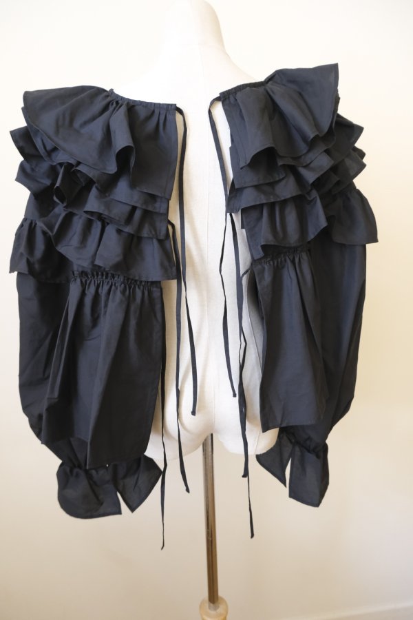 画像4: naokitomizuka Frilled volume blouse (4)