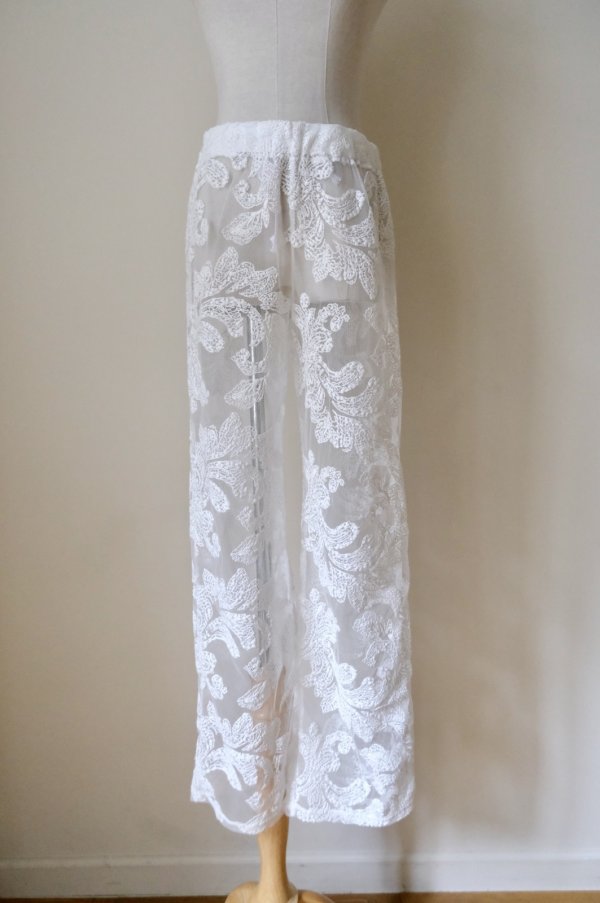 画像1: naokitomizuka race emb. pants (1)