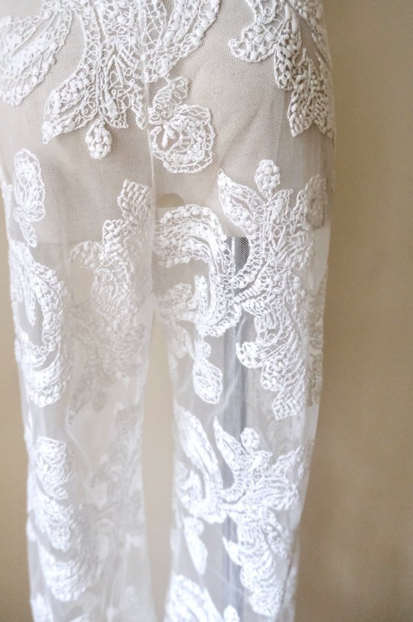 画像4: naokitomizuka race emb. pants (4)