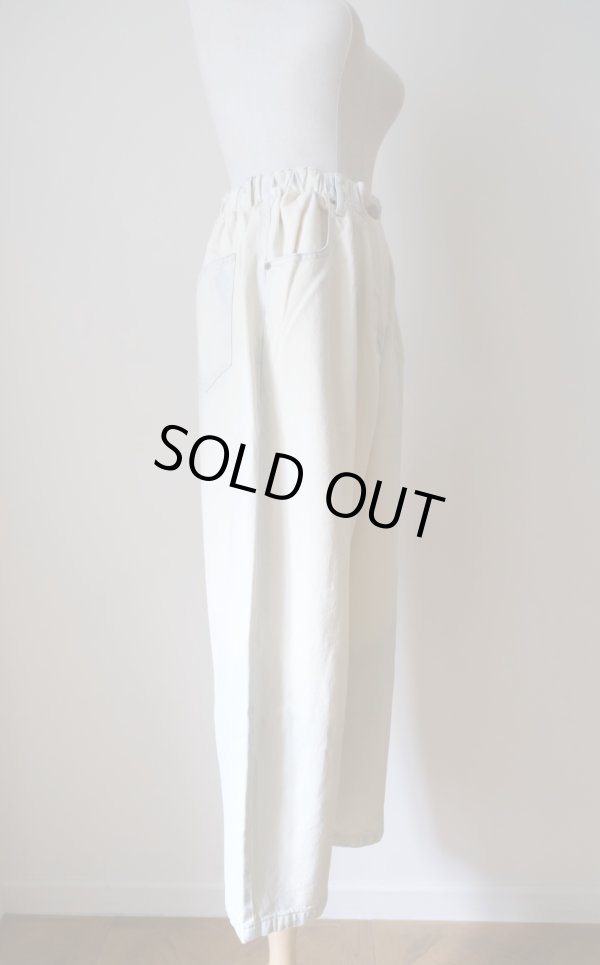 画像2: KLOKE Uproar Denim Pant Ecru Tint xs (2)