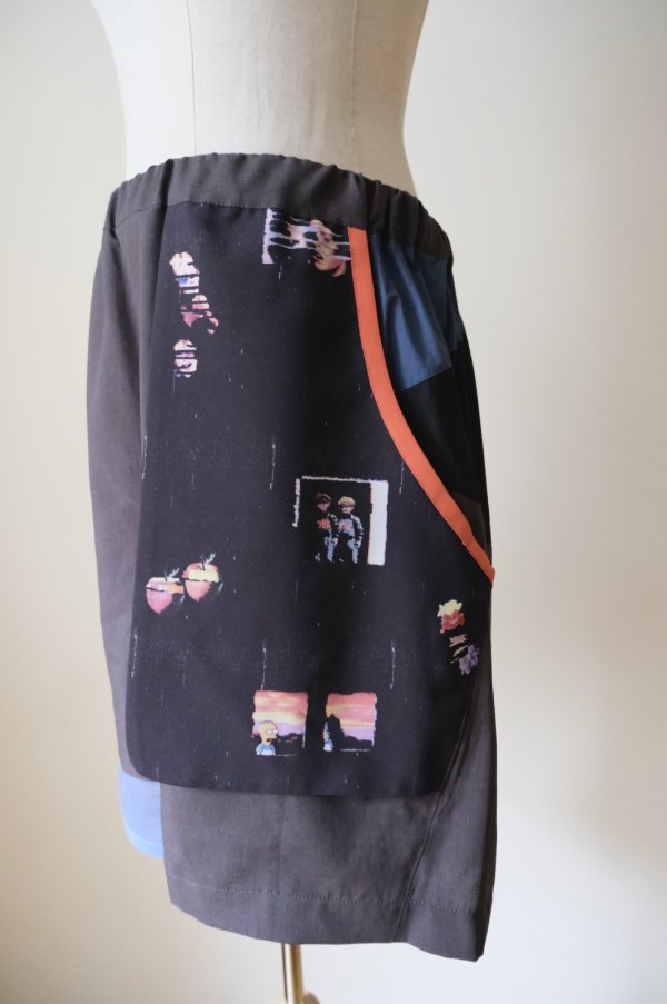 画像2: STOF MELTING MIX SHORT PANTS black Msize (2)