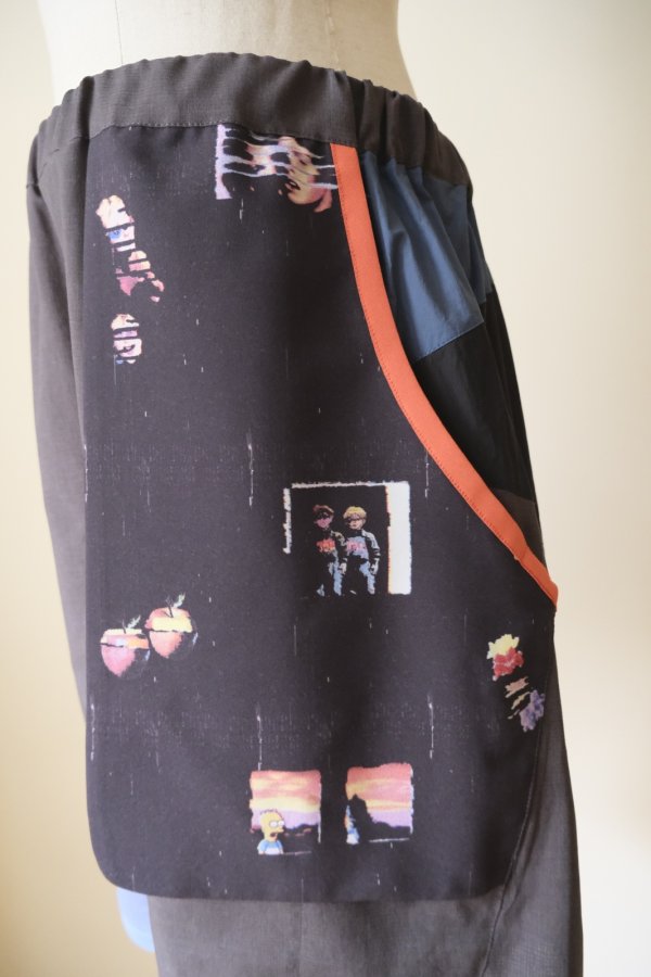 画像9: STOF MELTING MIX SHORT PANTS black Msize (9)