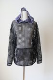 画像1: bedsidedrama Ultra Mesh Hoodie　black (1)