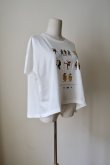 画像2: bedsidedrama OMNIDANCE Flare T-Shirt white (2)