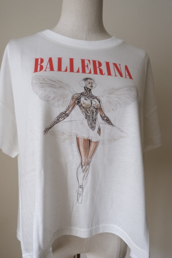 画像2: bedsidedrama BALLERINA Flare T-Shirt (2)