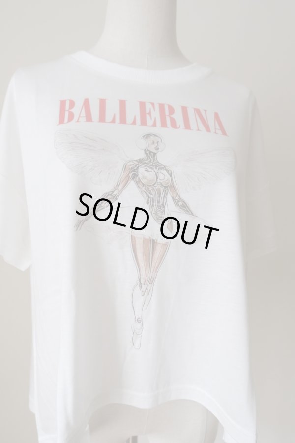 画像2: bedsidedrama BALLERINA Flare T-Shirt (2)