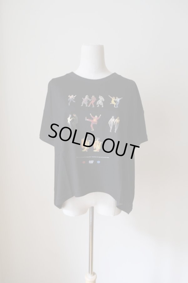 画像1: bedsidedrama OMNIDANCE Flare T-Shirt black (1)
