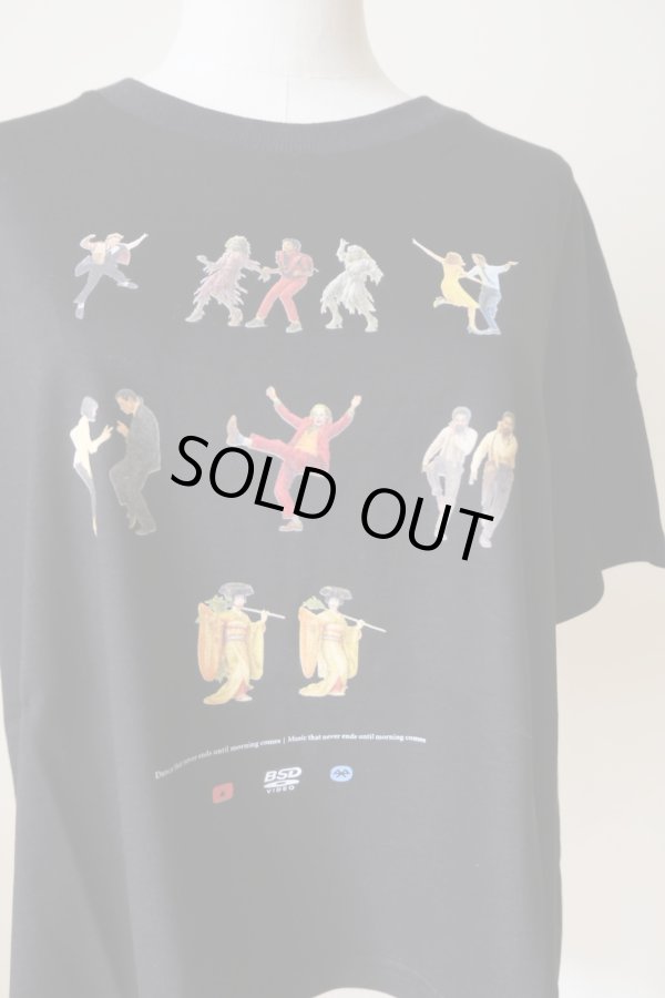 画像4: bedsidedrama OMNIDANCE Flare T-Shirt black (4)