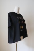 画像2: bedsidedrama OMNIDANCE Flare T-Shirt black (2)