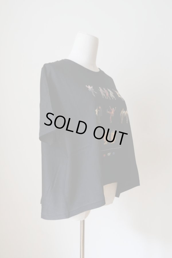 画像2: bedsidedrama OMNIDANCE Flare T-Shirt black (2)