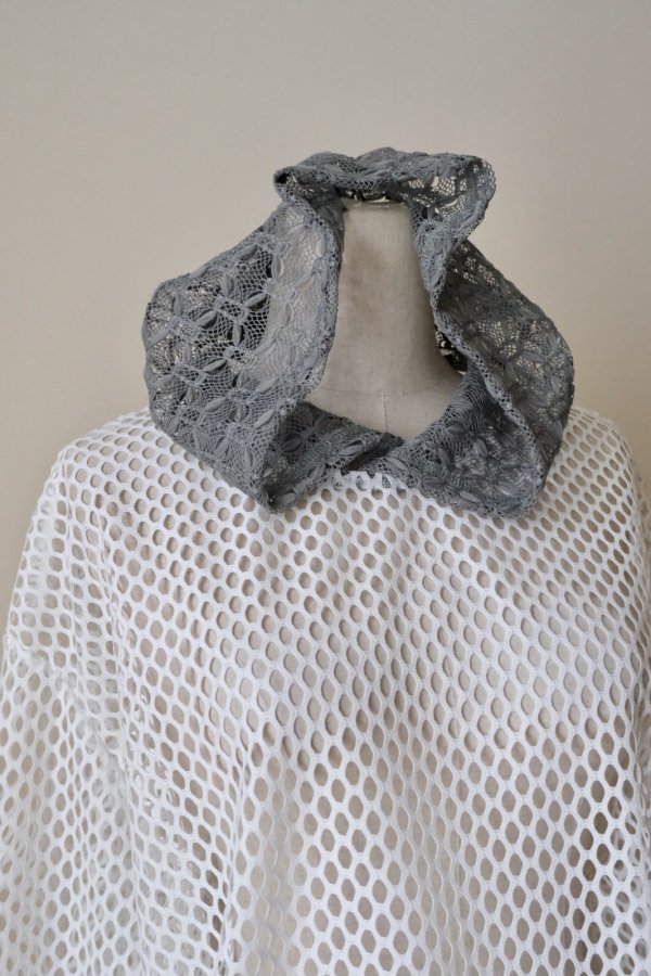 画像4: bedsidedrama Ultra Mesh Hoodie　white (4)