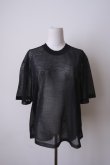 画像1: uca sheer jersey short-sleeve PO black (1)