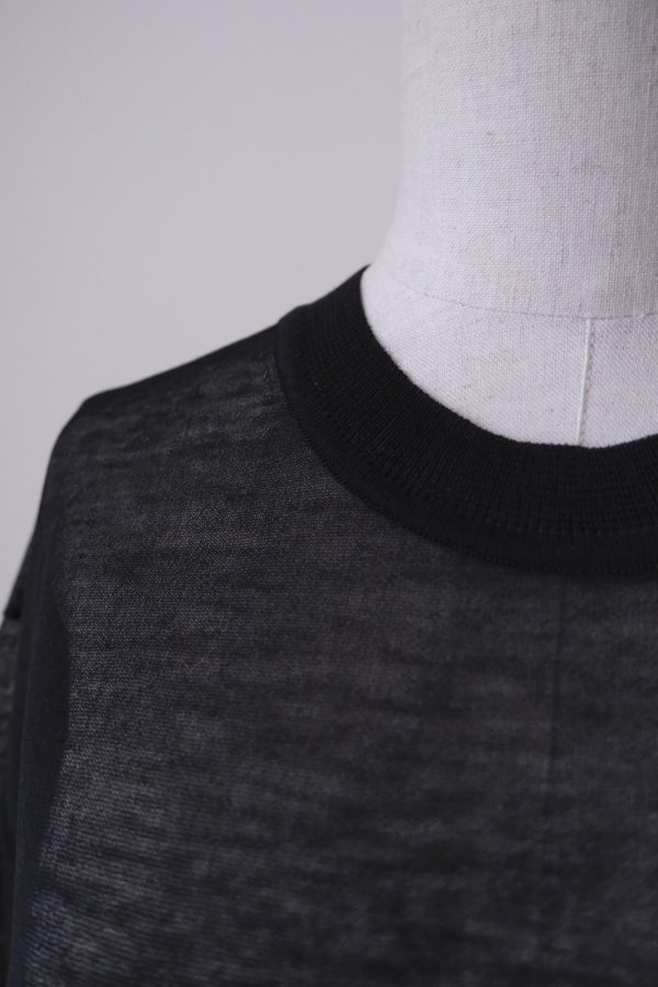 画像4: uca sheer jersey short-sleeve PO black (4)