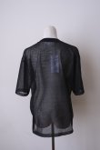画像3: uca sheer jersey short-sleeve PO black (3)