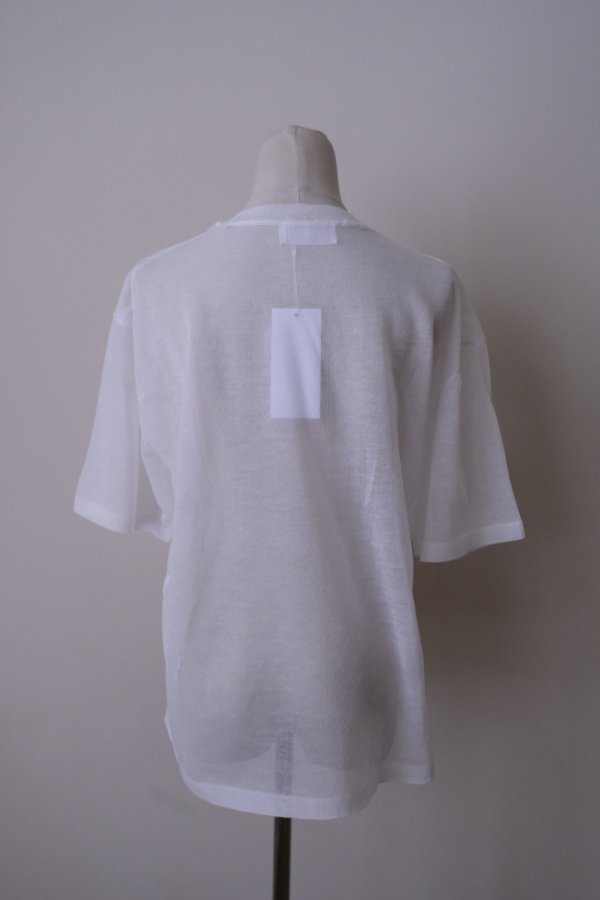 画像3: uca sheer jersey short-sleeve PO　white (3)