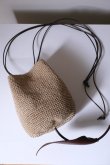 画像1: uca crocheted tulip Bag medium beige (1)