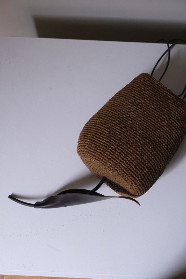 画像4: uca crocheted tulip Bag medium amber (4)