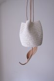 画像1: uca crocheted tulip Bag medium white (1)