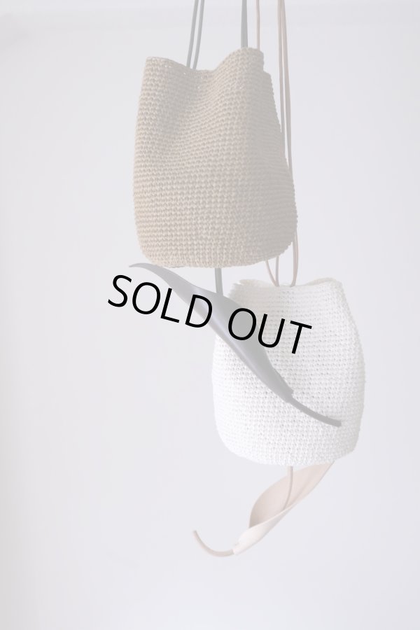 画像1: uca crocheted tulip Bag medium amber (1)