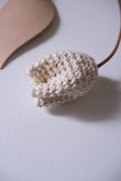 画像2: uca crocheted tulip stick barrette white (2)