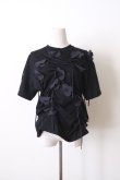画像1: RIV NOBUHIKO (リブ ノブヒコ）ANTHE FLOWER T-SHIRT black (1)