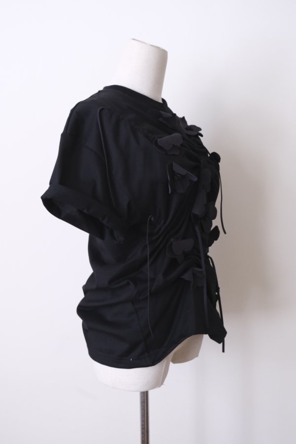 画像3: RIV NOBUHIKO (リブ ノブヒコ）ANTHE FLOWER T-SHIRT black (3)