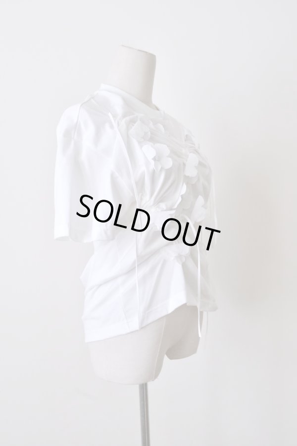 画像2: RIV NOBUHIKO (リブ ノブヒコ）ANTHE FLOWER T-SHIRT　white (2)