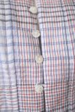 画像5: DECO depuis 1985　MADRAS CHECK BLOUSE BLUE CHECK  (5)