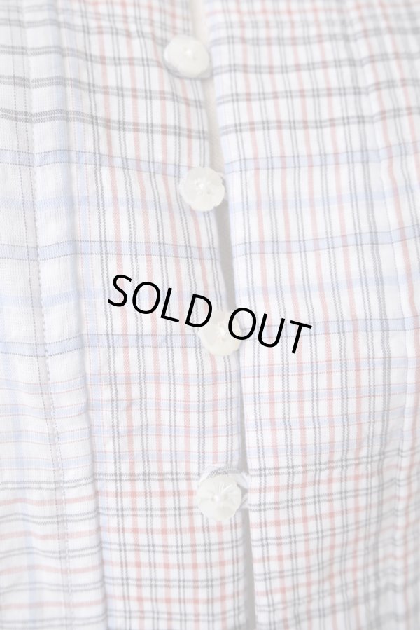 画像5: DECO depuis 1985　MADRAS CHECK BLOUSE BLUE CHECK  (5)