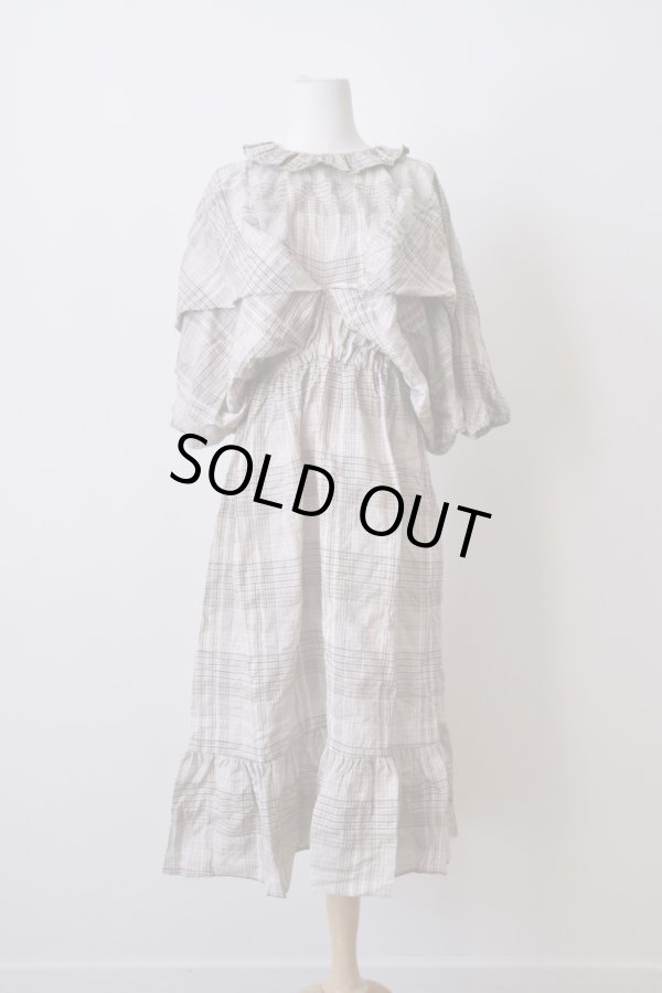 画像1: DECO depuis 1985　MADRAS CHECK ONEPIECE BROWN  CHECK  (1)