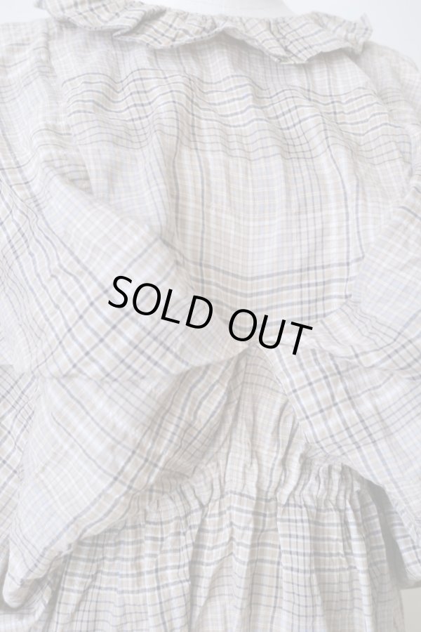 画像5: DECO depuis 1985　MADRAS CHECK ONEPIECE BROWN  CHECK  (5)