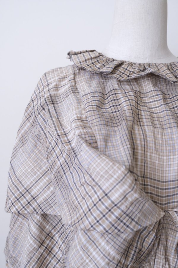 画像4: DECO depuis 1985　MADRAS CHECK ONEPIECE BROWN  CHECK  (4)