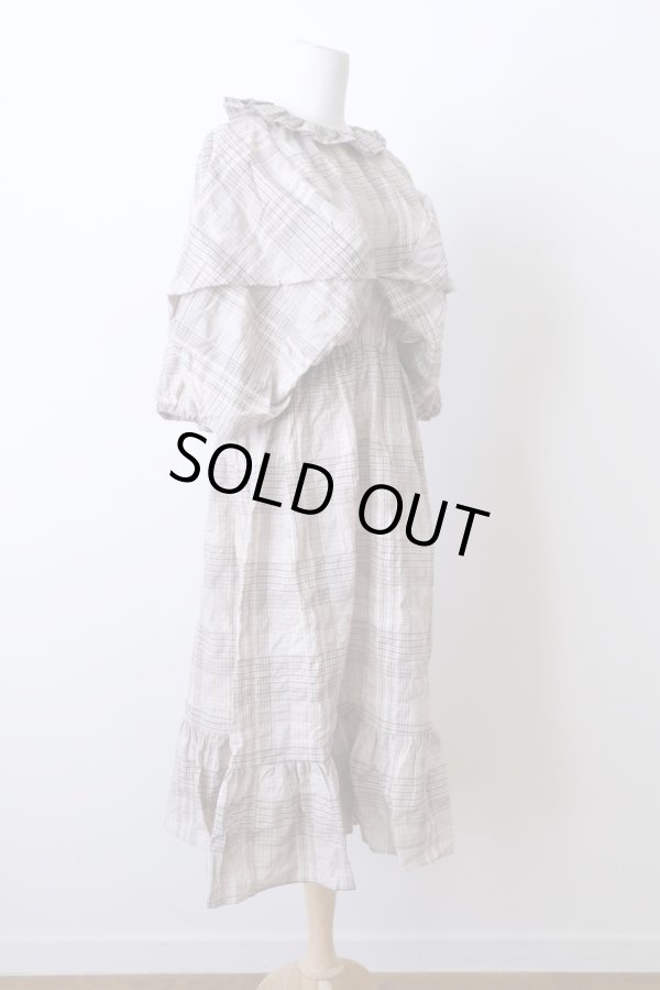 画像2: DECO depuis 1985　MADRAS CHECK ONEPIECE BROWN  CHECK  (2)