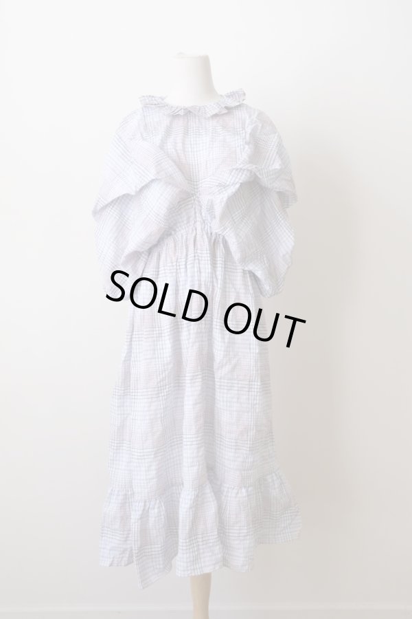 画像1: DECO depuis 1985　MADRAS CHECK ONEPIECE BLUE CHECK  (1)