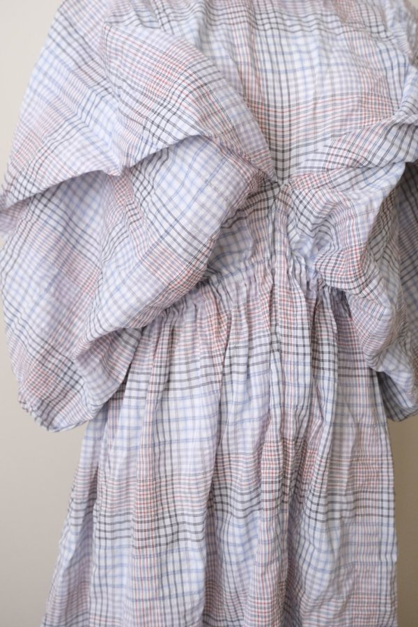 画像6: DECO depuis 1985　MADRAS CHECK ONEPIECE BLUE CHECK  (6)