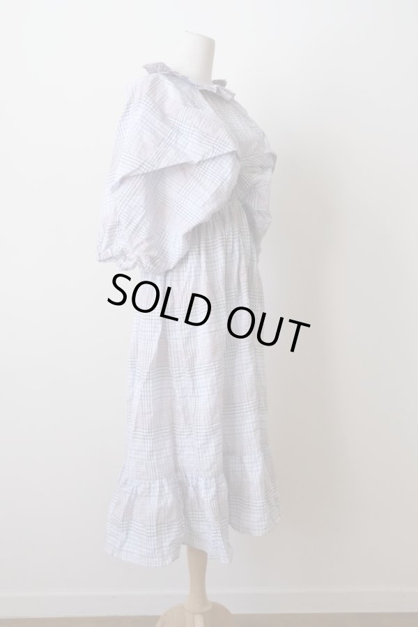 画像2: DECO depuis 1985　MADRAS CHECK ONEPIECE BLUE CHECK  (2)