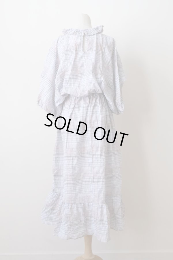 画像3: DECO depuis 1985　MADRAS CHECK ONEPIECE BLUE CHECK  (3)