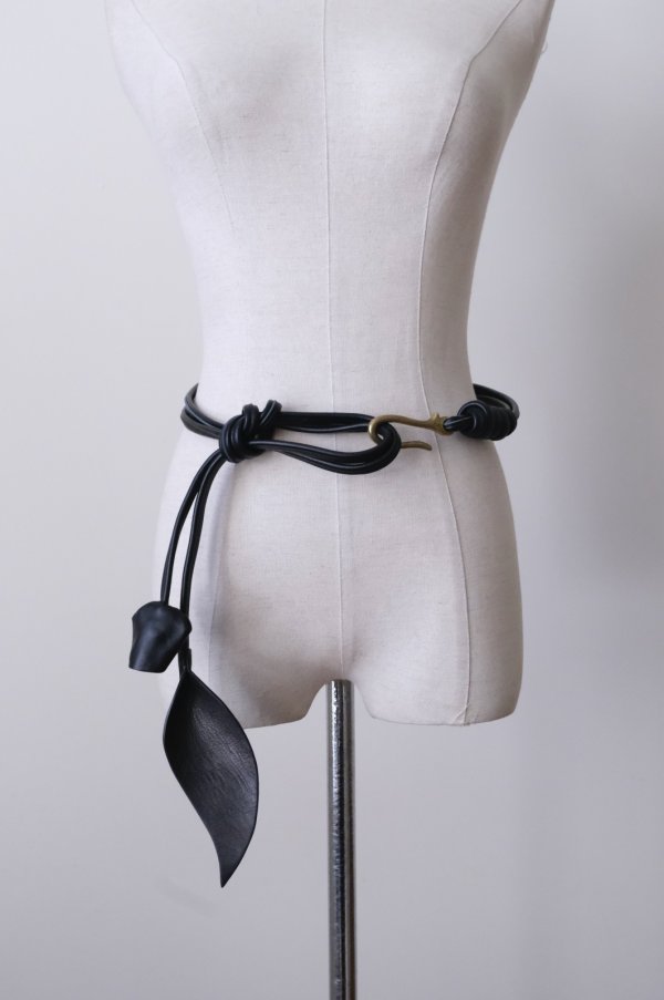 画像1: DECO depuis 1985　TULIP BELT BLACK (1)