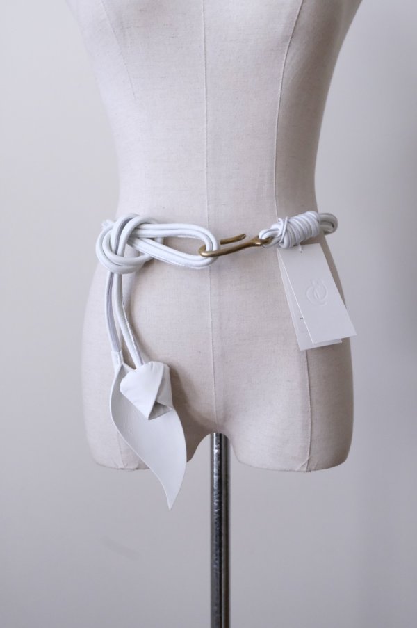 画像1: DECO depuis 1985　TULIP BELT WHITE (1)