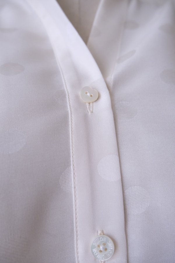 画像5: SIIILON  Cattot blouse frost ecru (5)