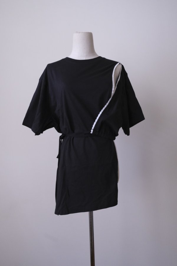 画像1: SIIILON The severed Tee black (1)