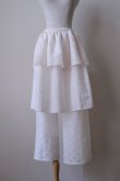 画像2: SIIILON Hid dot skirt pants frost ecru (2)