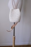 画像2: uca crocheted tulip Bag medium white (2)