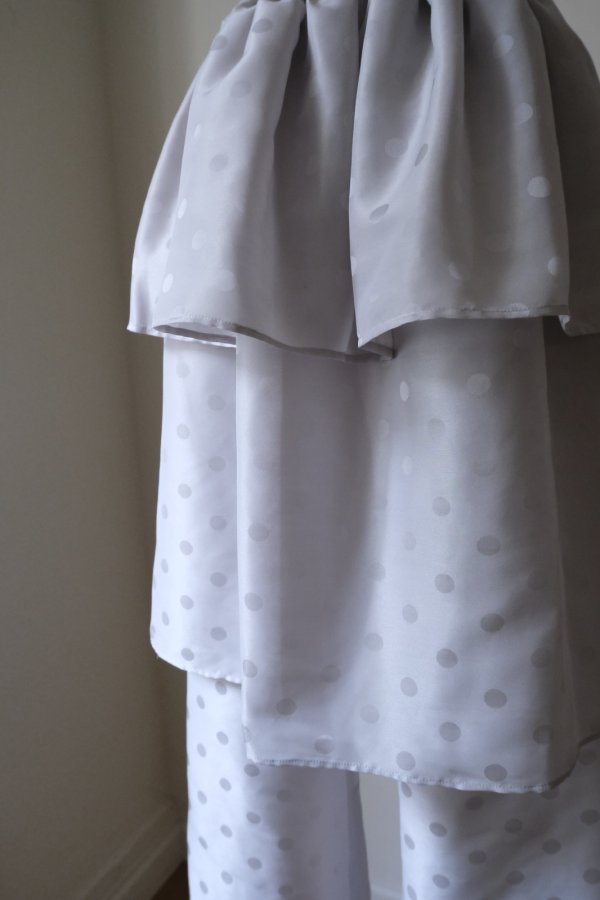 画像4: SIIILON Hid dot skirt pants dust gray (4)